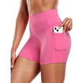 thumbnail image 1 of Cadmus Womens High-Waist Stretch Yoga Shorts Ultra Soft Naked Feeling Workout Shorts with Lycra Fabric for Running & Gym, 1 of 11