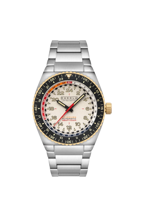 Dog Leg Stainless Steel 43.5mm Automatic Wristwatch CD-1030-44