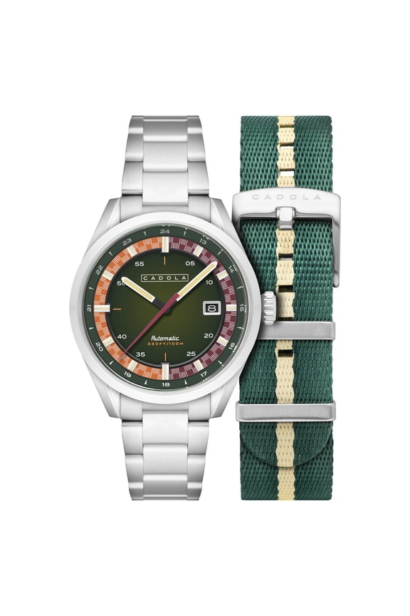 Paddock Stainless Steel 43mm Automatic Wristwatch CD-1037-44