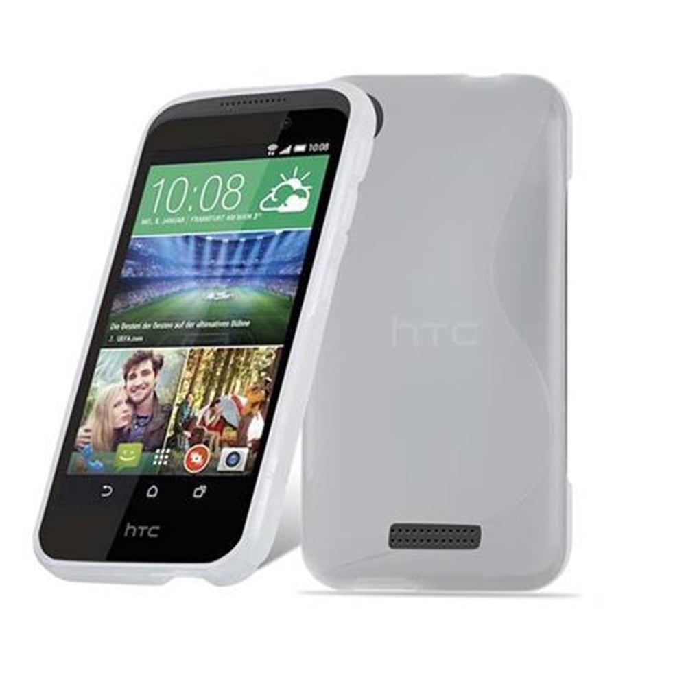 Cadorabo Custodia per HTC Desire 310 in Lila Orchidea - Morbida Cover Protettiva Sottile di Silicone TPU con Bordo Protezione - Ultra Slim Case Antiurto Gel Back Bumper Guscio