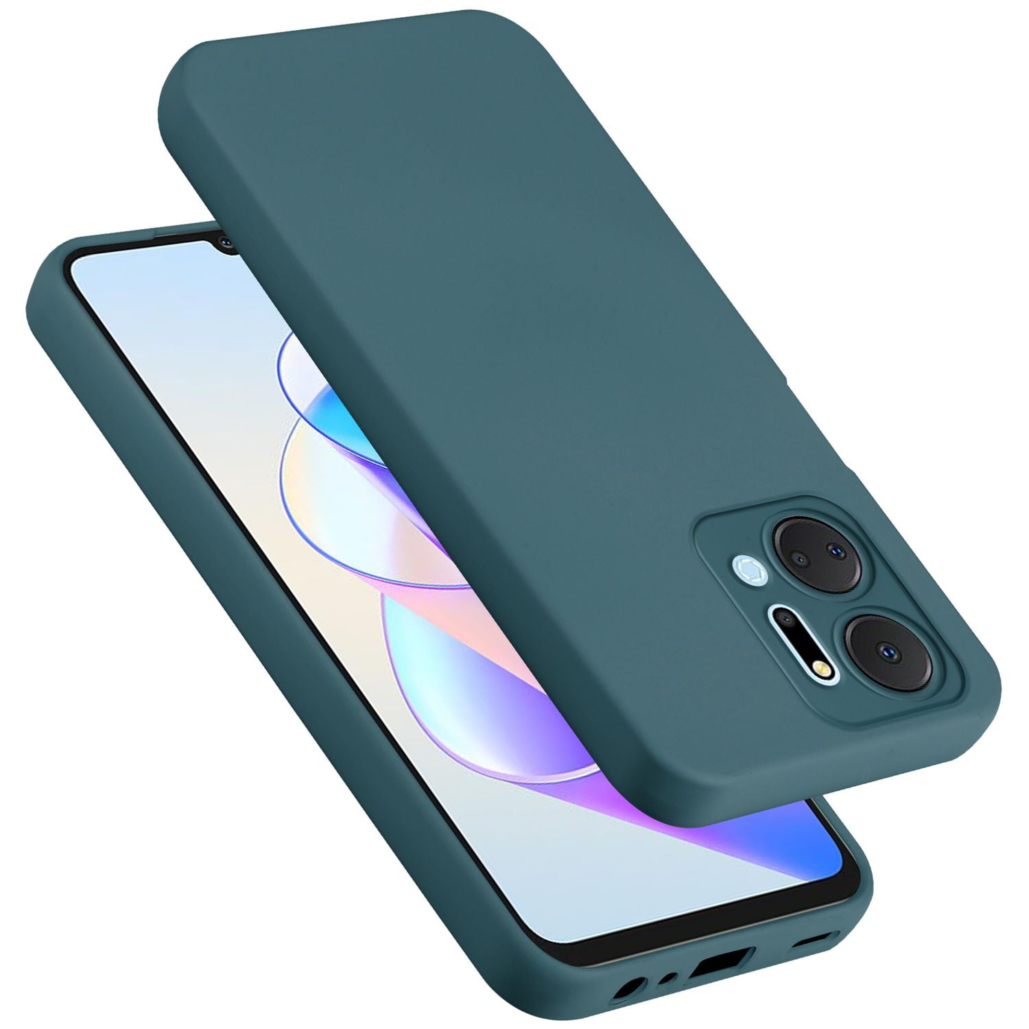 Cover Per Huawei Honor X7a In Silicone TPU Trasparente Con Motivo - A080 - 3