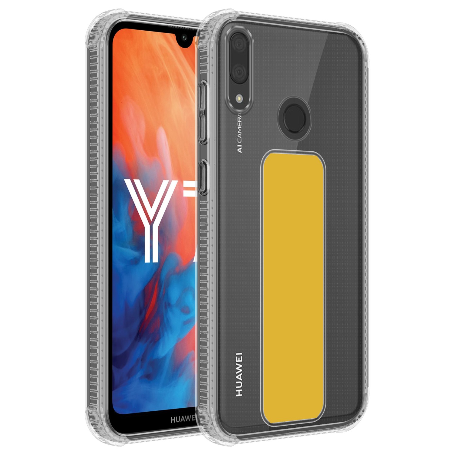 Cadorabo Hülle Für Huawei Y7 2019 / Y7 Prime 2019 – Flip Case Aus Kunstleder Mit Kartenfach & Standfunktion