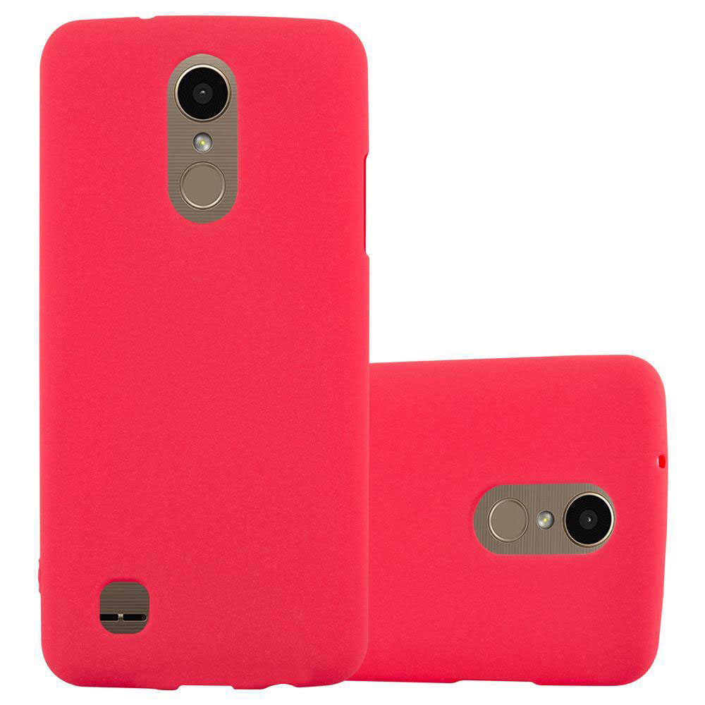 Cadorabo Case for LG K10 2017 US Version in FROST RED Protective