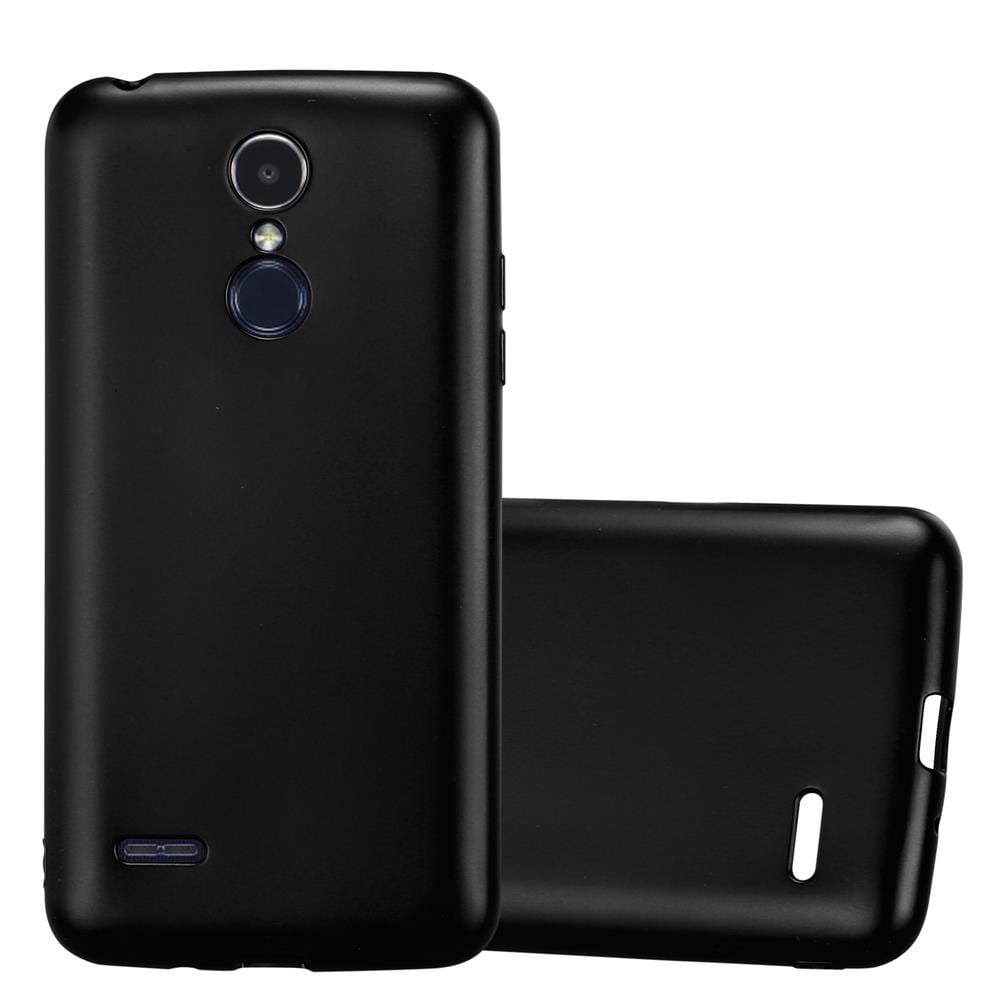 Custodia Cadorabo Per LG K8 2016 – Cover TPU Morbida Argento Metallizzato, Ultra Sottile 1,2 Mm, Bordo Rialzato Protezione Schermo