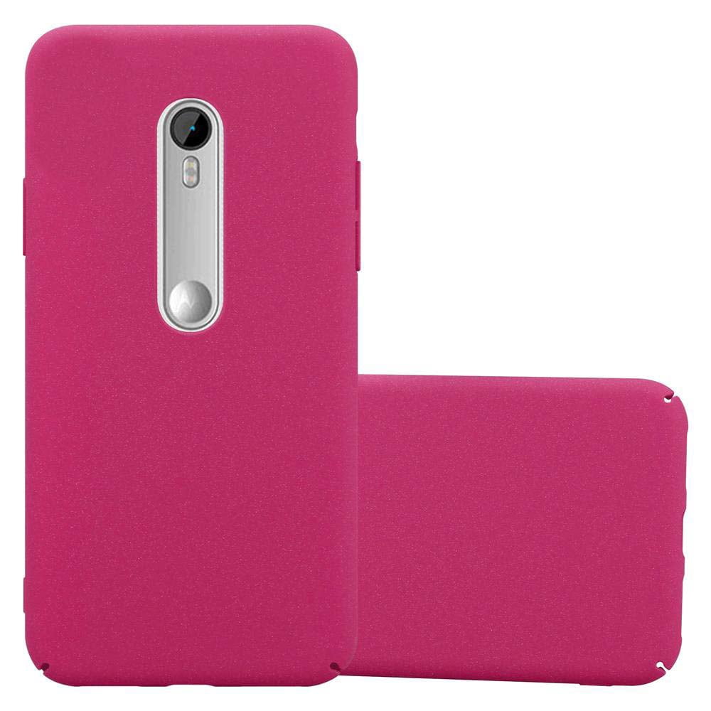 Cadorabo Case Compatible with LG G3 in Frost RED - Shockproof and Scratch Resistant TPU Silicone Cover - Ultra Slim Protective Gel Shell Bumper Back Skin