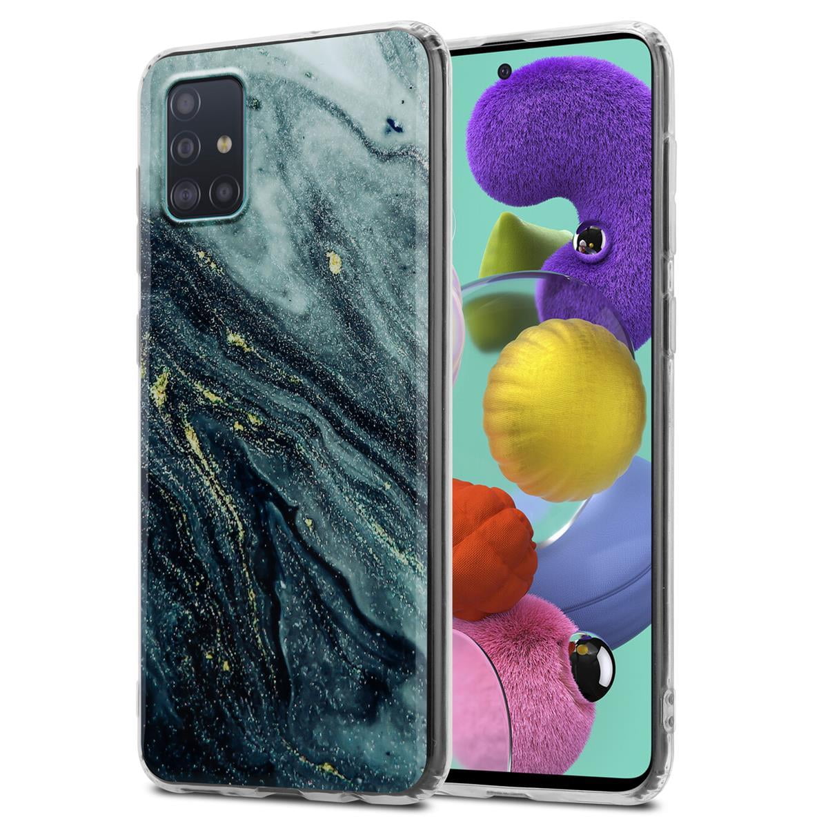 Cadorabo Case for Samsung Galaxy A51 4G / M40s in Grey Green Marble GM ...