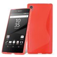 Cadorabo Case for Sony Xperia Z5 Cover in CANDY APPLE RED TPU Silicone