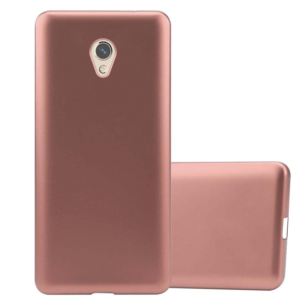 CADORABO Custodia Protettiva In Silicone TPU Flessibile Retro Copertina Zte Blade V7 Frost Rosso 86057884