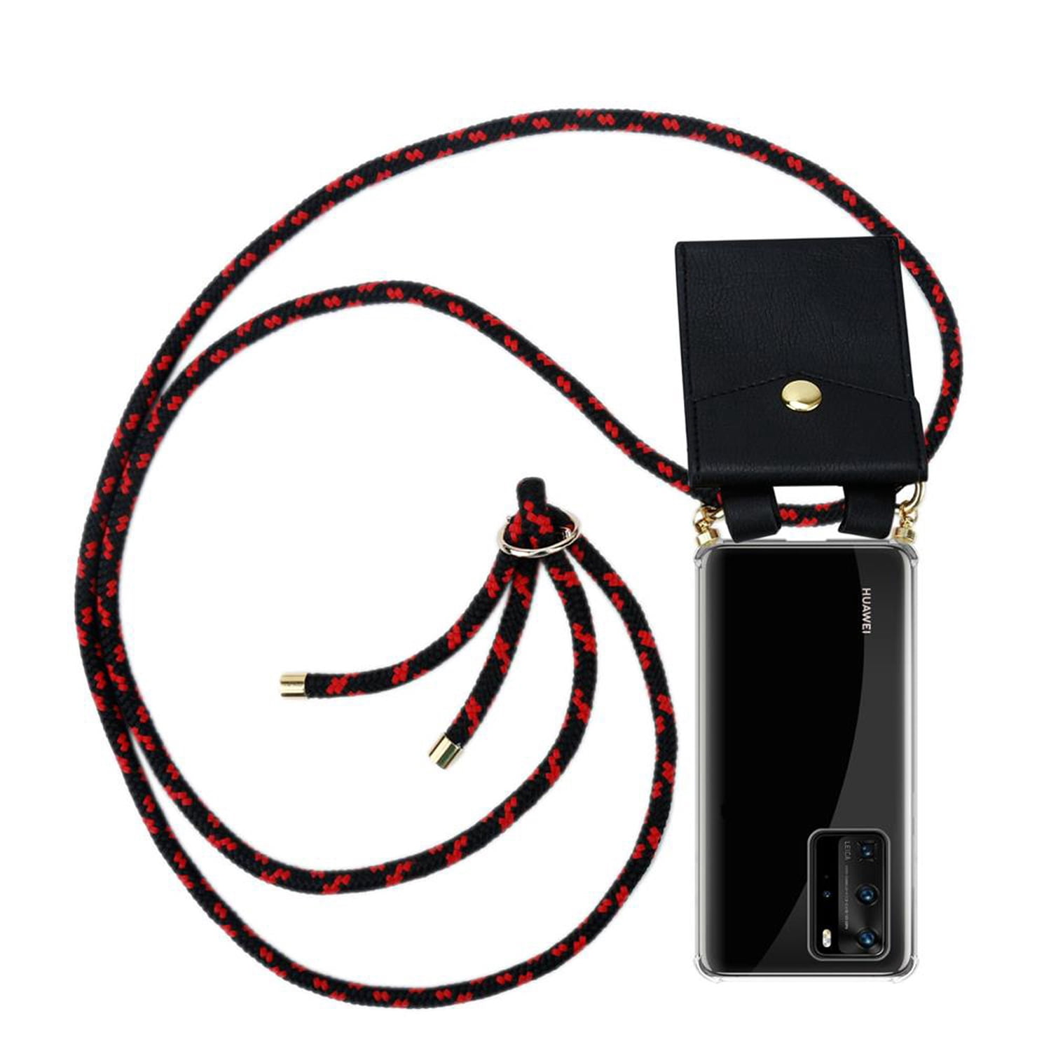 Funda | CADORABO Funda de silicona Liquid Ring Estilo, Compatible con Huawei P40 PRO / P40 PRO