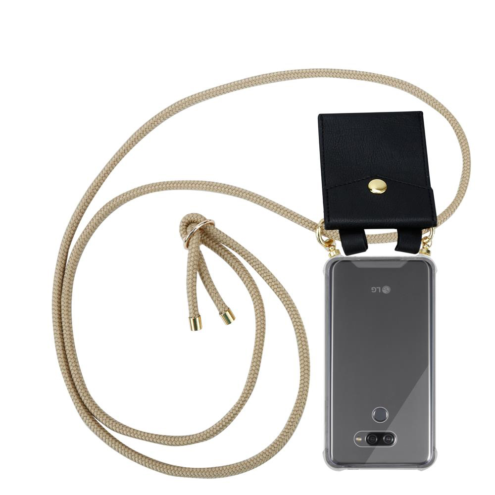 Cadorabo Phone Chain for LG K50 Case in SHINY BROWN with detachable ...
