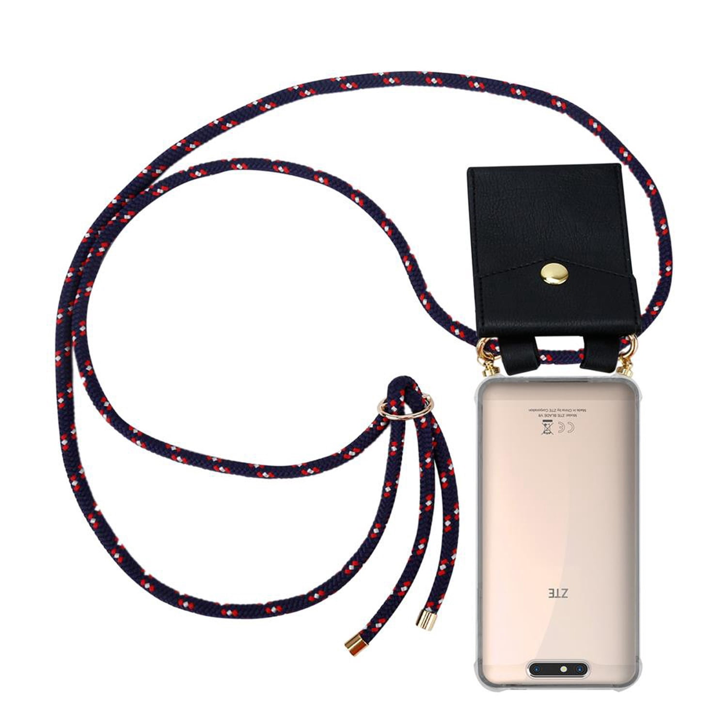 Cadorabo Custodia Flip Con Chiusura Magnetica Per ZTE BLADE V8 – Nero Notte, Pelle Sintetica, Portafoglio