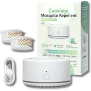 Cadorabo Portable Mosquito Repellent, Rechargeable Insect Repellent, Mosquito Repellent Device,3 Device+6 Piece