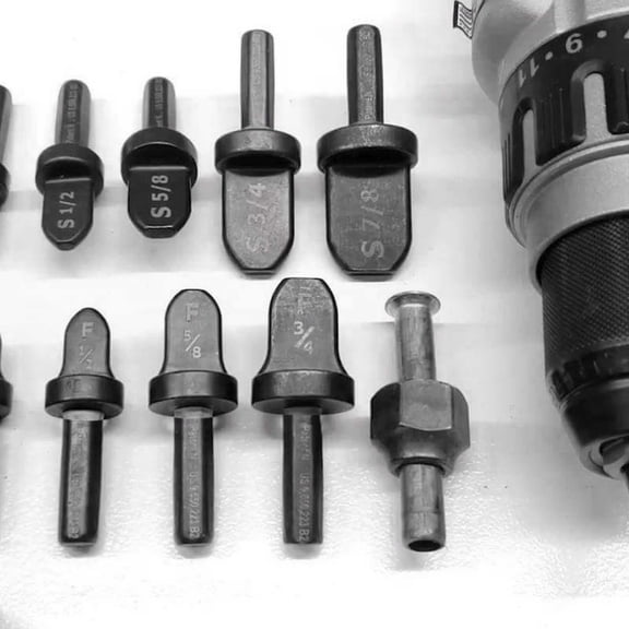 Cadorn 1/4” - 7/8” Black Tool Bit Set for Hard and Soft Copper Tubing