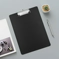 thumbnail image 1 of Cadorn 1 PCS A4 Clipboard with Hook, Black Writing Pad Board with Notepad Holder, Hardboard Office Supplies for Document Filing, Home Organization and Note Taking Supplies, 1 of 6