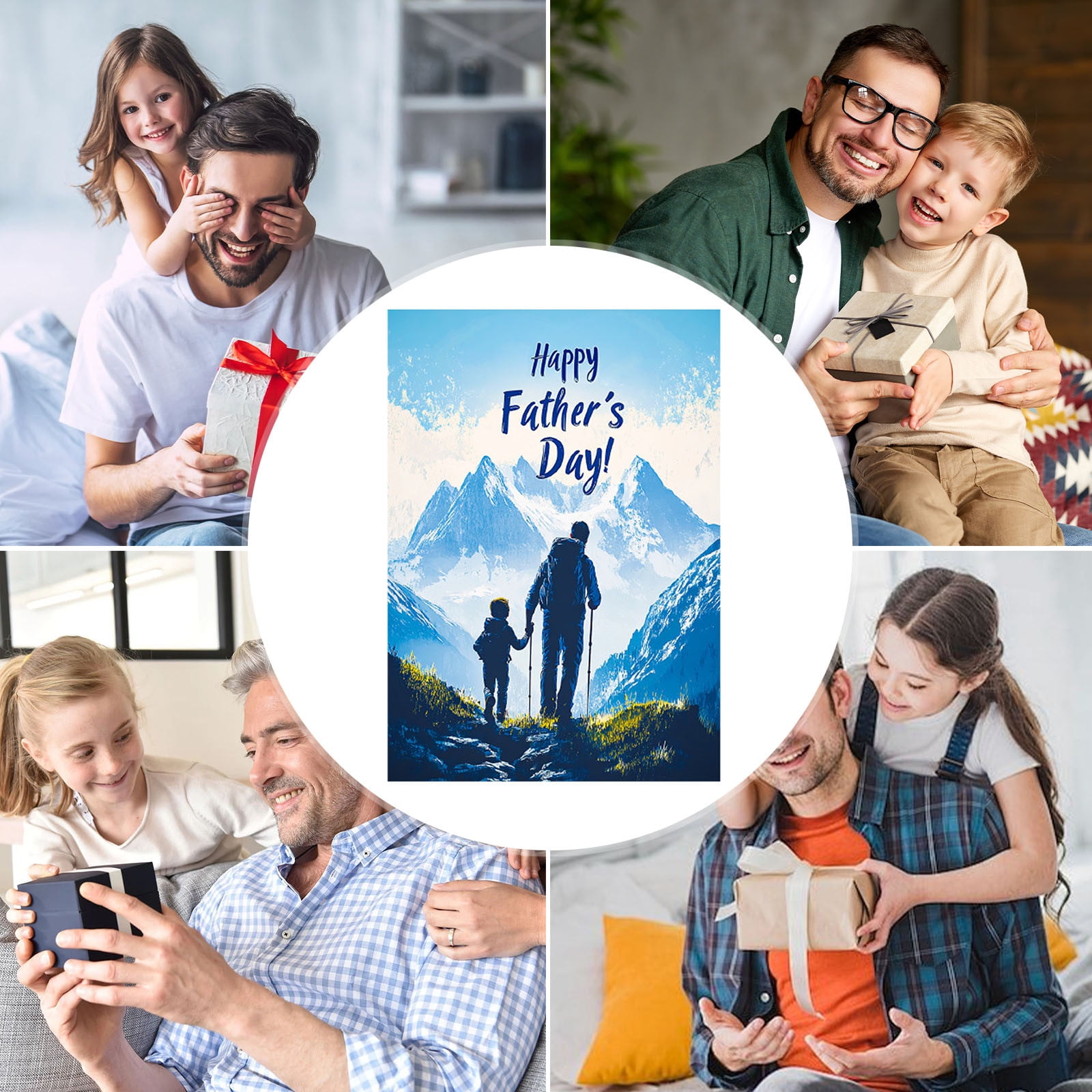 Cadorn 14 - Piece Father's Day Handwritten Blessing Message Cards ...