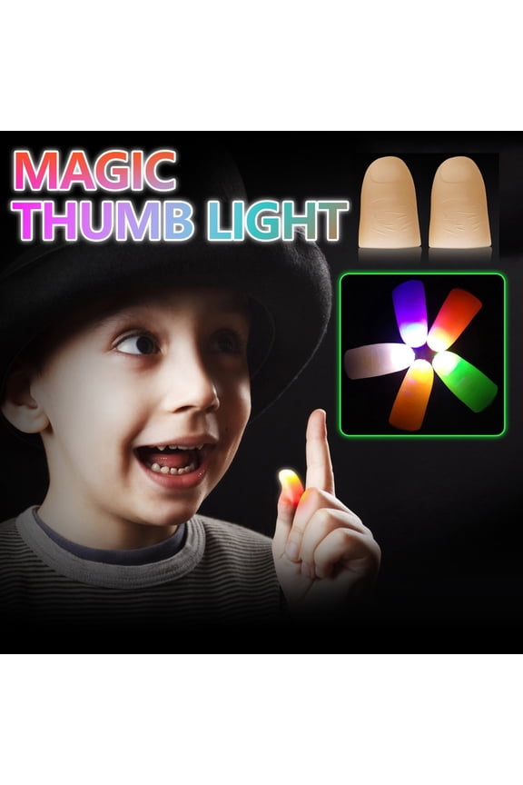 2 - Pack Color - Changing Glowing Magic Finger Gloves