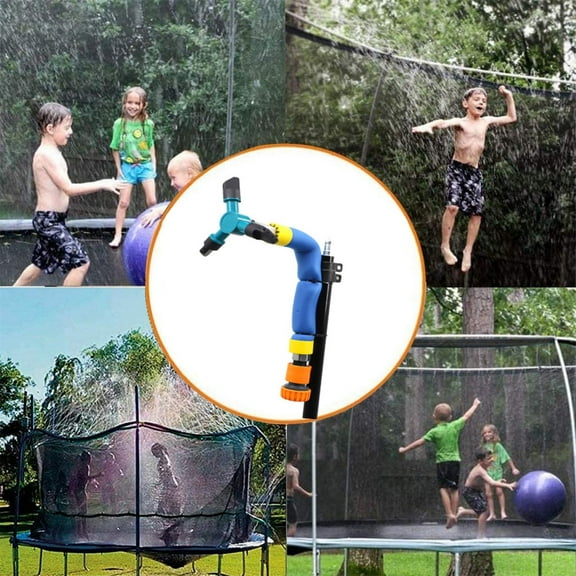 Cadorn 360° Rotating Trampoline Sprinkler Set (Color Box) - Summer Outdoor Water Fun