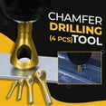 thumbnail image 1 of Cadorn 4 - Piece Titanium - Coated HSS Countersink Deburring Tool Set, 1 of 9
