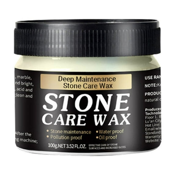 Cadorn 80g Stone Care Wax – Deep Maintenance Polishing Wax for Stone, Floor, Ceramic Tile – Water & Oil Proof Coating Agent
