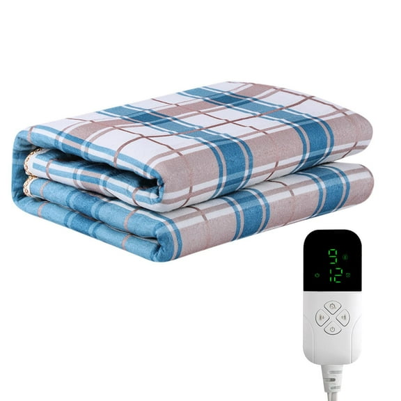 Cadorn 9 - Gear Electric Mattress Pad - 4.9x2.3 Ft Heated Underblanket with 9 Temperature Settings (59°F - 131°F), Overheating Protection & Timing Off