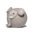 thumbnail image 1 of Cadorn Big Clumsy Elephant Tea Pet - Handmade Yixing Clay Tea Accessory, 1 of 3