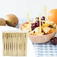 thumbnail image 1 of Cadorn Bulk Disposable Bamboo Forks – Eco-Friendly Utensils for Fruits, Cakes, Desserts & Appetizers – Ideal for Home & Events, 1 of 9
