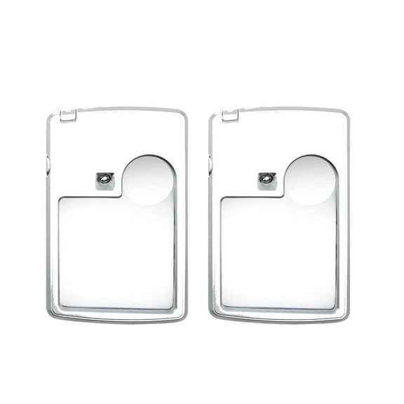 Cadorn Business Card Style HD Glass Reading Tool with LED Light - Perfect for Elderly & Children - Clear Magnification for Reading Instruction Manuals & More