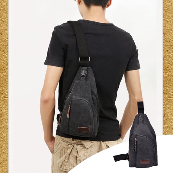 Cadorn Canvas Shoulder Bag for Women - Black Durable Tote with Inner Pocket, Great for Work, Travel, Shopping and Daily Use