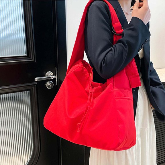Cadorn Canvas Tote Bag Fashionable Casual Crossbody Shoulder Bag for Women with Adjustable Strap for Commute Daily Use Travel Shopping and Grocery
