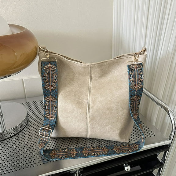 Cadorn Canvas Tote Bag Large Capacity Casual Commute Handbag Vintage Stylish Shoulder Bag with Retro Design for Work Shopping and Daily Use