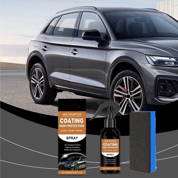 Cadorn Car Protective Coating Spray with Sponge Wipe - Ultimate Car Care Kit for Shine & Protection