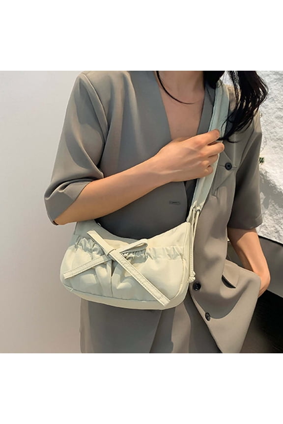 Corduroy Crossbody Bag for Women Adjustable Strap Casual Spring Shoulder Bag with Trendy Design for Commute Travel Shopping and Daily Use