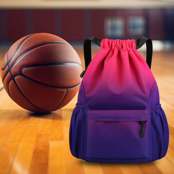 Cadorn Drawstring Backpack Sports Backpack for Basketball Football Training Lightweight Durable with Spacious Compartment for Outdoor Gym and Travel