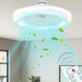 thumbnail image 1 of Cadorn E27 Screw - in LED Fan Light for Bedroom, White Light Remote Control Version (3 - Speed Wind Adjustment), 1 of 9