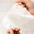 thumbnail image 1 of Cadorn Kitchen Transparent Oil - Proof Film, Static Adhesive Backsplash Protector, Heat - Resistant Wall & Countertop Guard, 1 of 9