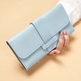 thumbnail image 1 of Cadorn Long Fold-over Flap Leather Wallet for Women Fashion Casual Multifunctional Clasp Purse with Stylish Design for Everyday Use, Travel, Business and Shopping Accessories, 1 of 4