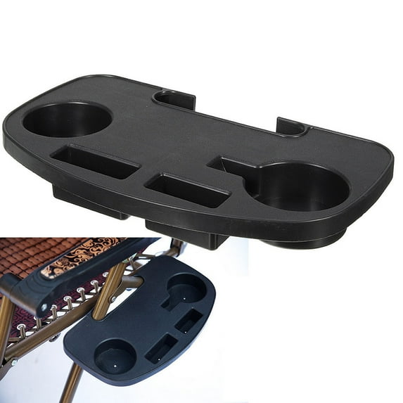 Cadorn Medium - Size Cup Holder for Folding Lunch Break Recliner, Chair Side Drink Rack for Outdoor & Indoor Use