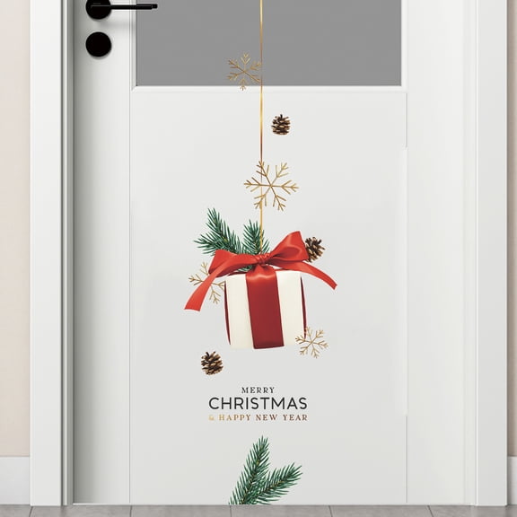 Cadorn Merry Christmas Window Decorative Wall Stickers – Festive Holiday Decals for Storefronts, Home Windows & Christmas Decor