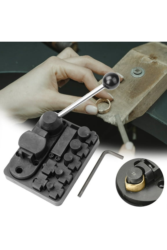 Metal Bending Tool with Nylon - Jewelry Ring Bender Tool Kit for Ring Making