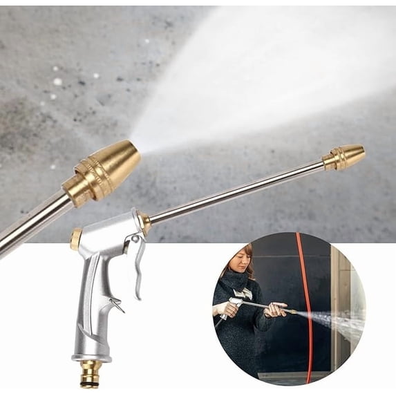 Cadorn Metal Car Wash Gun Set: 1pc High - Pressure Nozzle + 1pc Quick - Connect Fitting