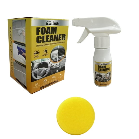 Cadorn Multi - Purpose Foam Cleaner - All - Round Glazing & Decontamination Solution for Dashboard Interior & More - 60ml + Sponge Included