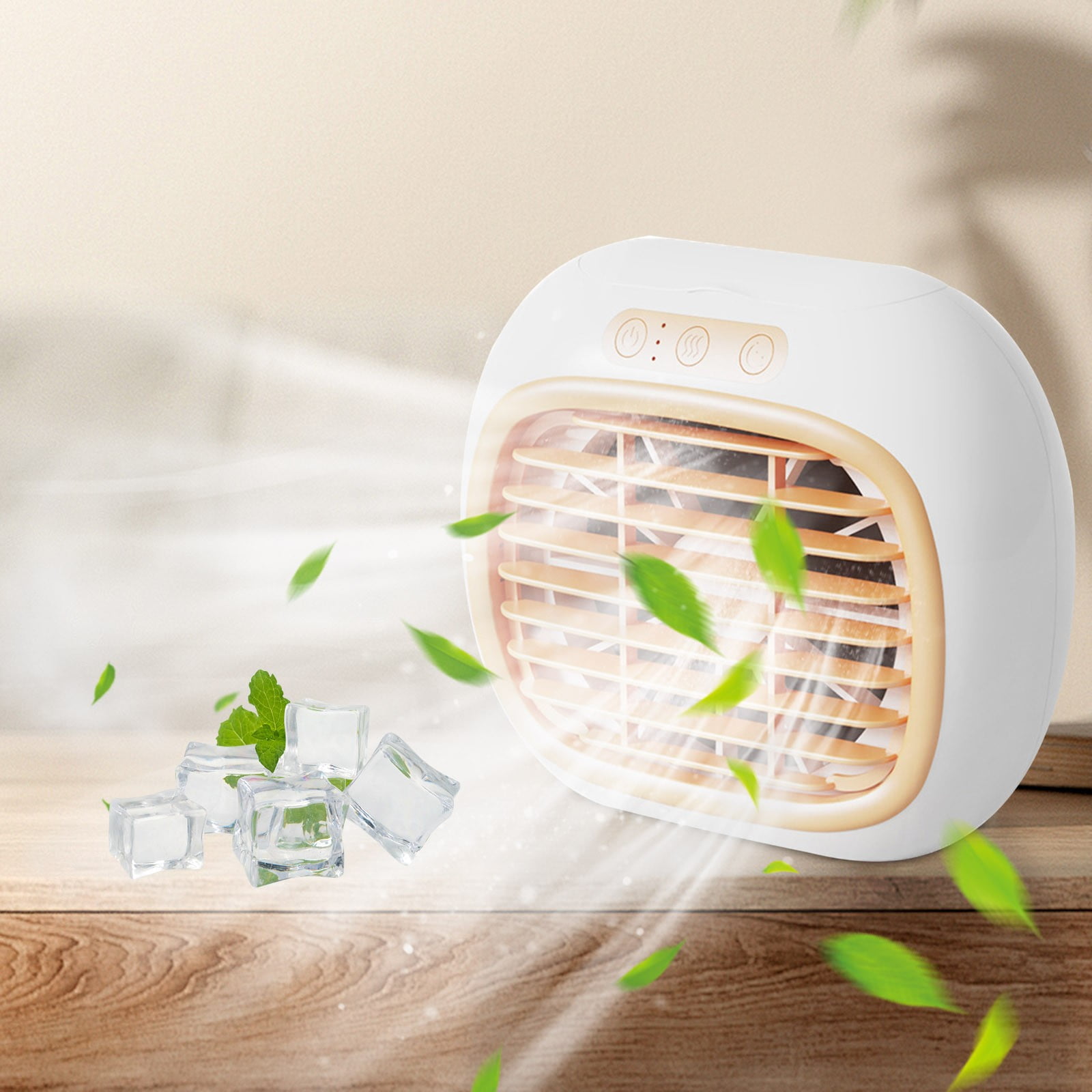 Cadorn New - Style Mini Evaporative Air Cooler & USB - Charged Spray ...