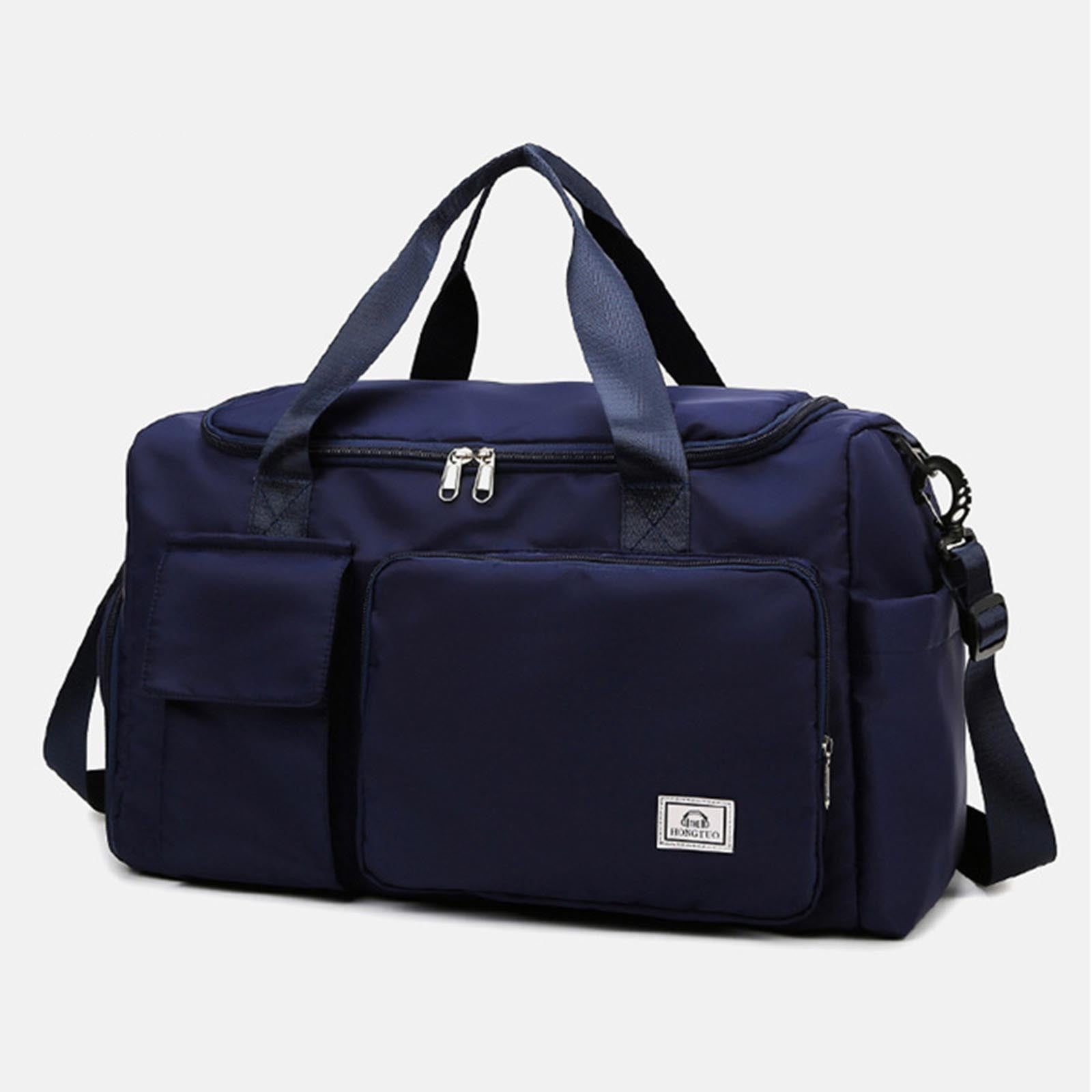 Cadorn Nylon Waterproof Duffel Bag with Wet-Dry Compartment, Large Capacity Gym Travel Bag for Swimming, Sports, and Outdoor Adventures