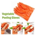 thumbnail image 1 of Cadorn Orange Potato Peeling Gloves - Multi - Functional Kitchen Tool for Easy Skin Removal, 1 of 7
