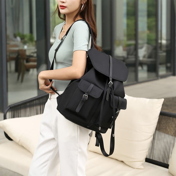 Cadorn Oxford Fabric Backpack Spacious Multifunctional Stylish Travel Backpack for Men and Women with Large Capacity for Hiking Camping Commute and Outdoor Activities