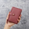 thumbnail image 1 of Cadorn PU Leather Compact Wallet Women's Short Multi-Functional Zipper with Multiple Card Slots Snap Closure Coin Purse for Everyday Use Travel Shopping and Business, 1 of 7