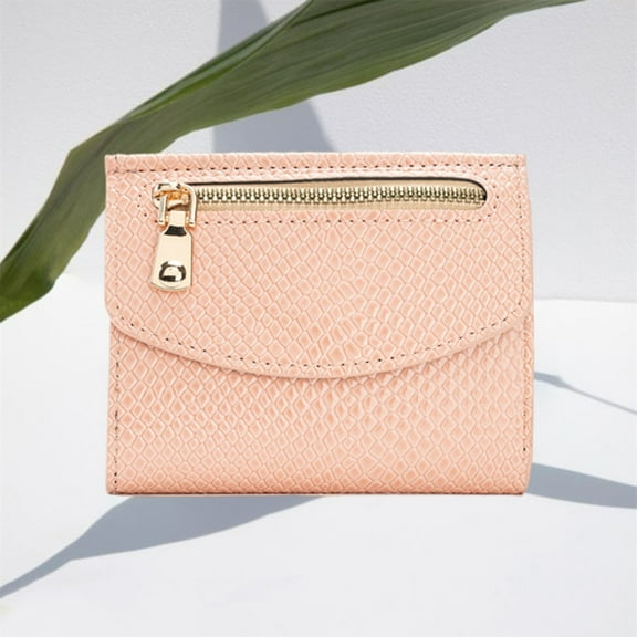 Cadorn PU Leather Wallet for Women Slim Fashionable Coin Purse with Multiple Zippers and Card Slots for Everyday Use Travel Shopping and Grocery Essentials