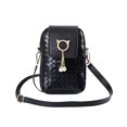 thumbnail image 1 of Cadorn Quilted PU Leather Phone Crossbody Bag for Women, Fashionable Shoulder Bag with Single Pocket, Trendy Design for Daily Commuting Shopping, 1 of 2