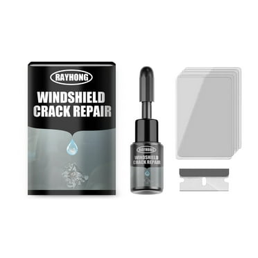 Cadorn Rayhong 20ml Glass Windshield Crack Repair Kit - for Car & Home Window Glass Scratch, Chip & Crack Repair