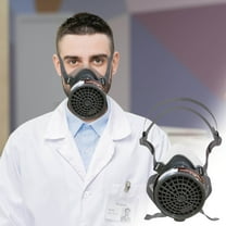 Cadorn Reusable Full - Face Gas Mask for Work Protection - Chemical, Paint Fume Respirator